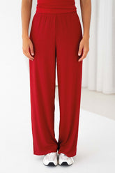 Palazzo Hose | Cherry Red